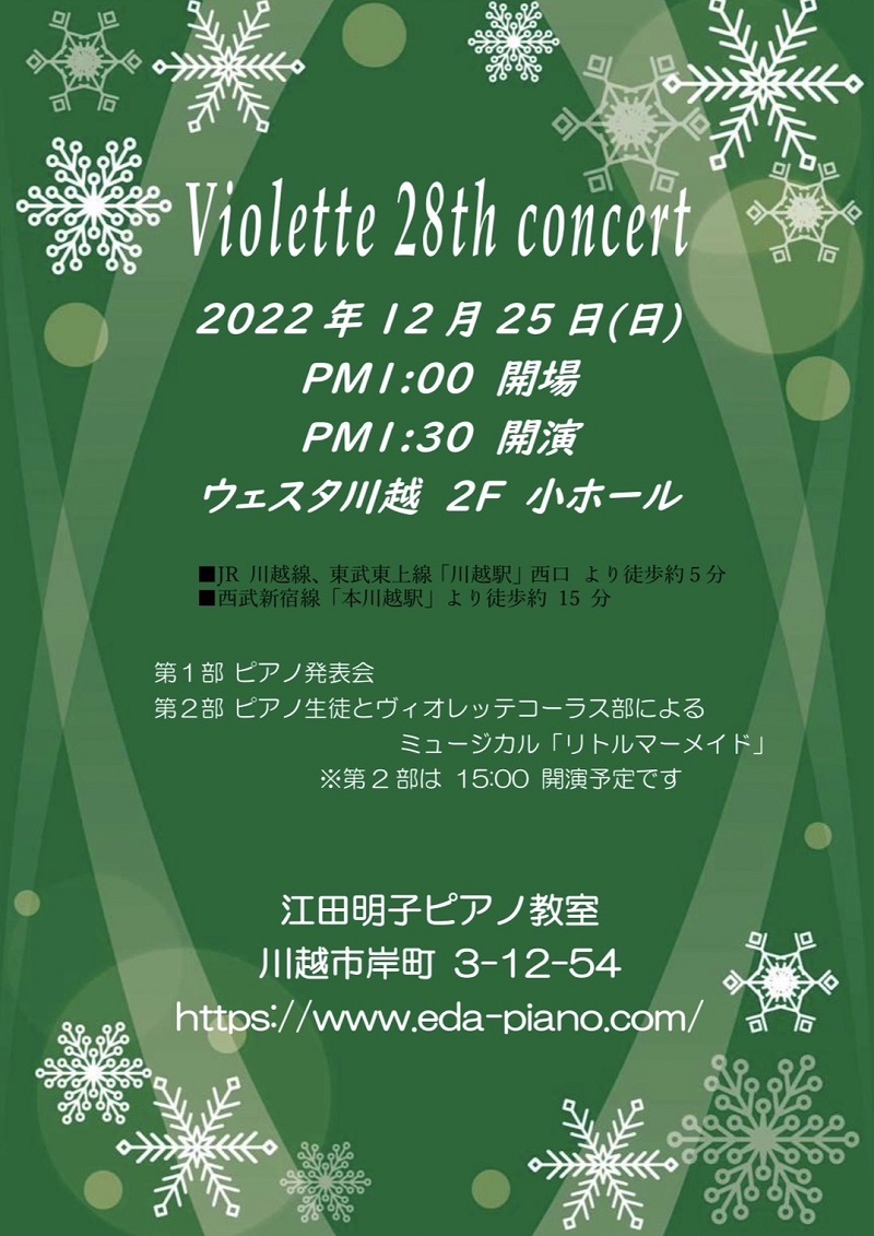 Violette 28th concert